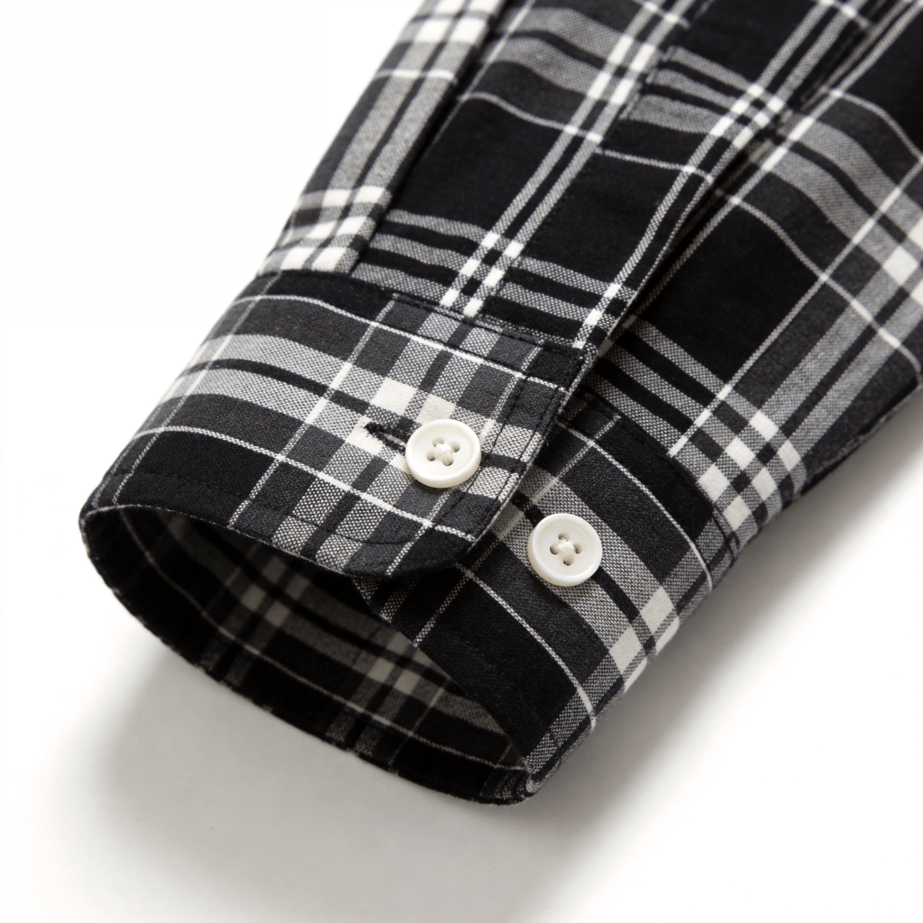 Classic Plaid Casual Shirt - Detail 4